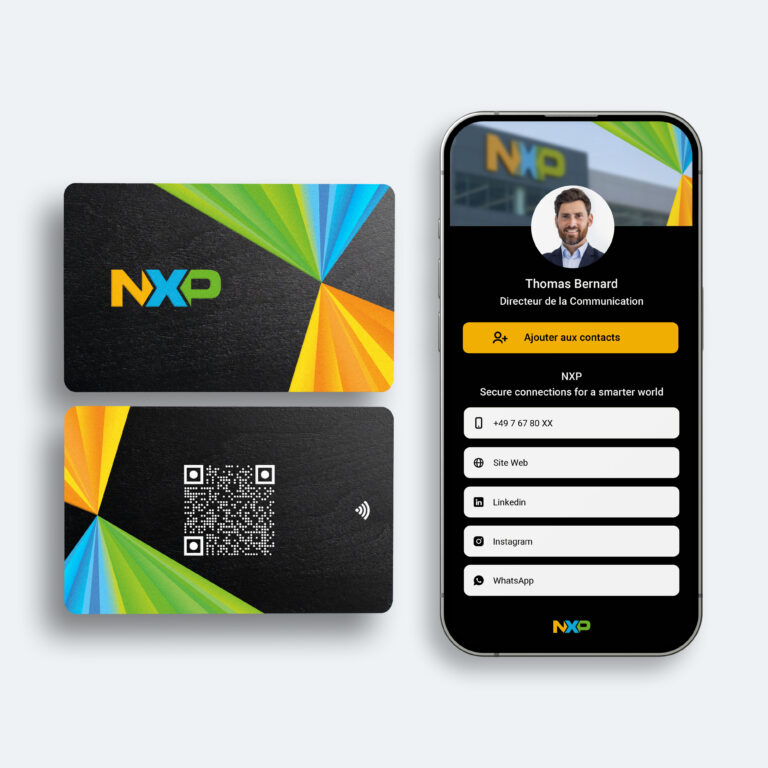 Carte de visite NFC NXP Semiconductors