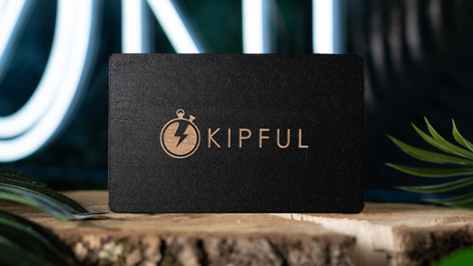 Carte de visite en bois Kipful