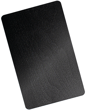 Carte de visite connectée nfc bois noir