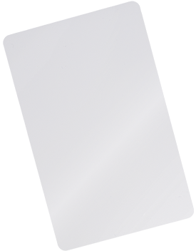 Carte PVC NFC blanche